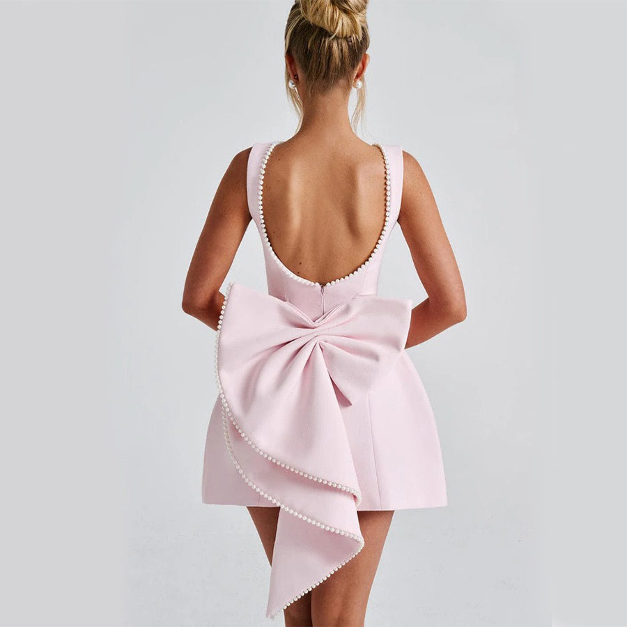 Pearl Bow Elegance Dress