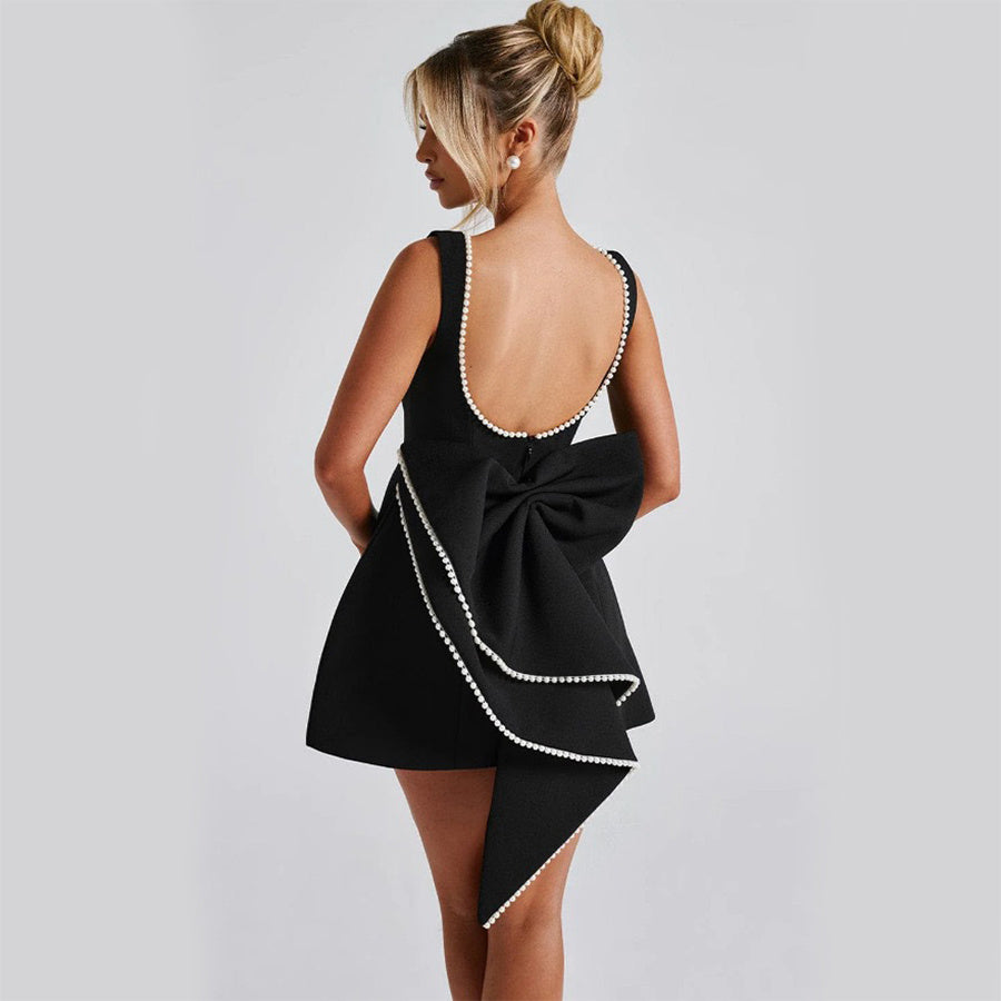 Pearl Bow Elegance Dress
