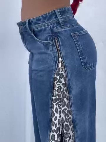 Wild Side Patch Jeans
