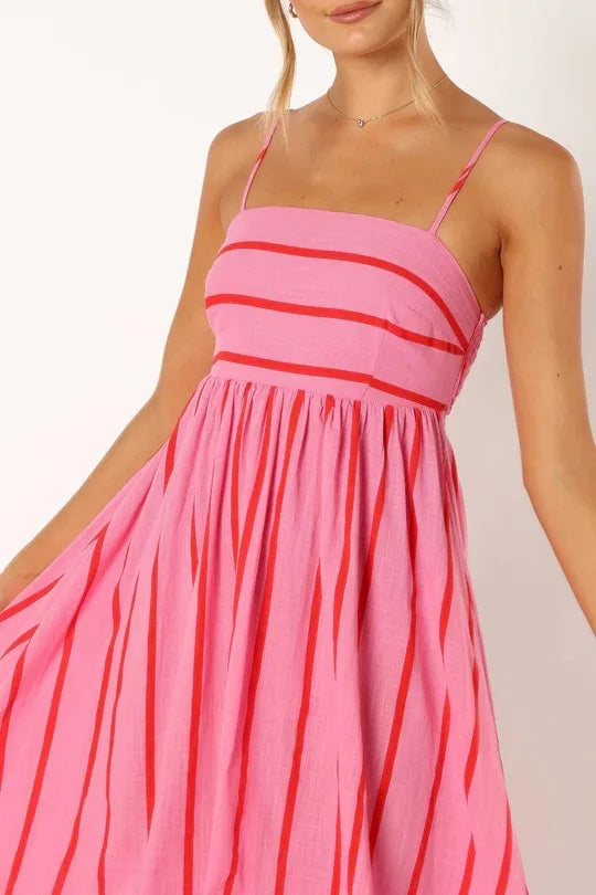 Velveta™ Righe Maxi Dress