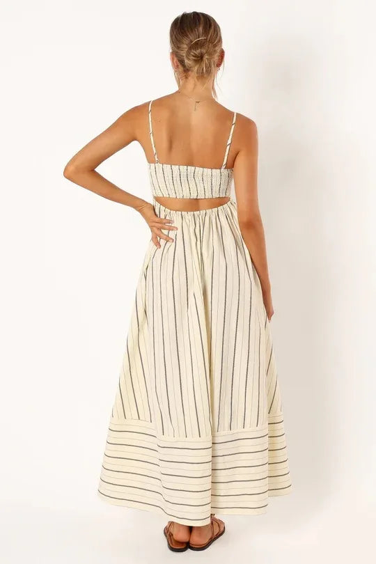 Velveta™ Righe Maxi Dress