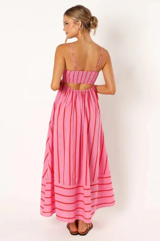 Velveta™ Righe Maxi Dress
