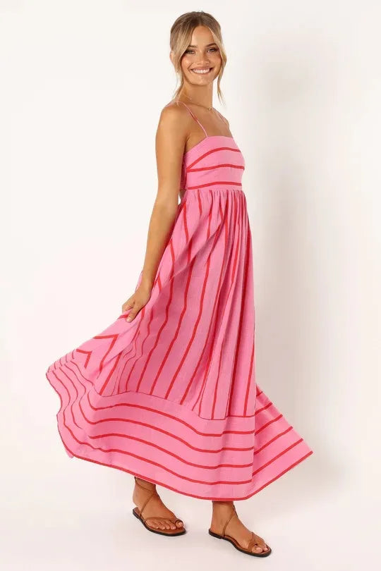 Velveta™ Righe Maxi Dress