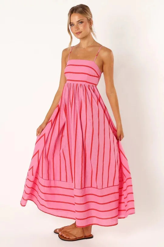 Velveta™ Righe Maxi Dress