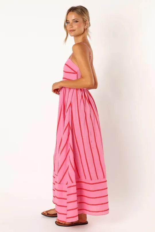 Velveta™ Righe Maxi Dress