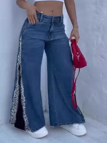 Wild Side Patch Jeans