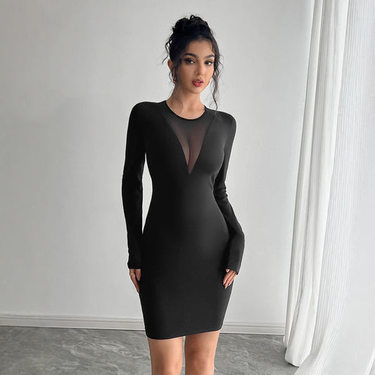 Midnight Mesh Bodycon