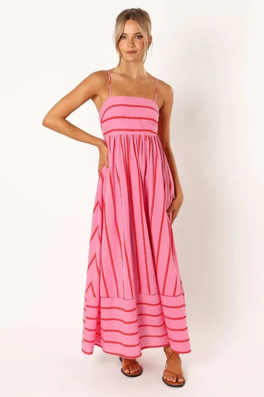 Velveta™ Righe Maxi Dress
